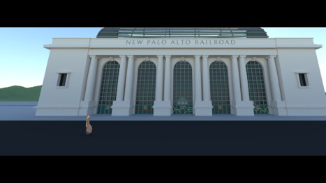 New Palo Alto railroad station New Palo Alto railroad station